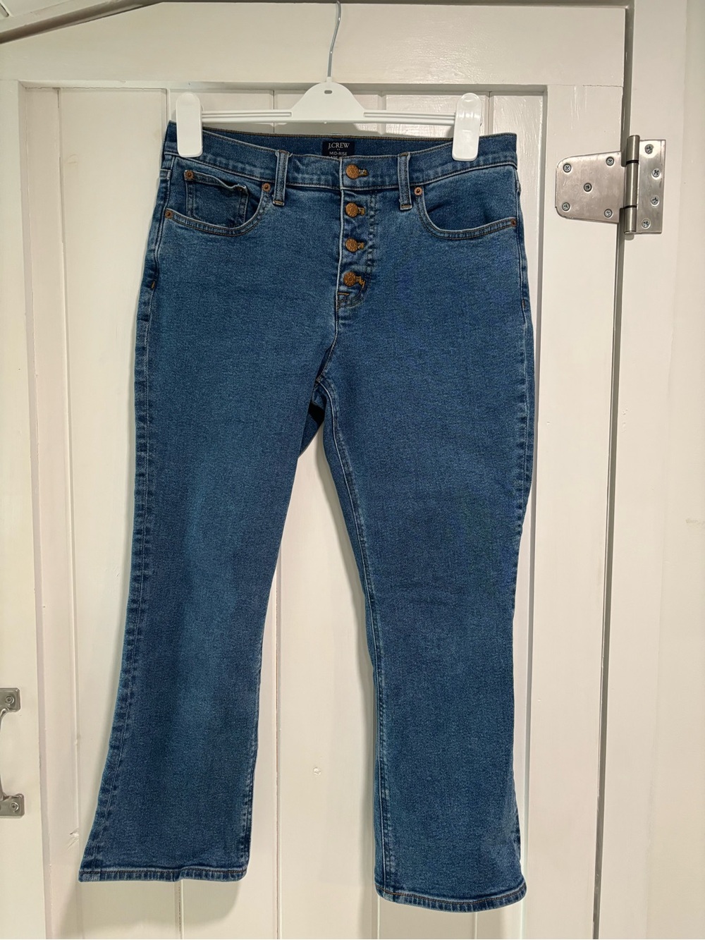 J. Crew Midrise Flare Crop Jeans-29